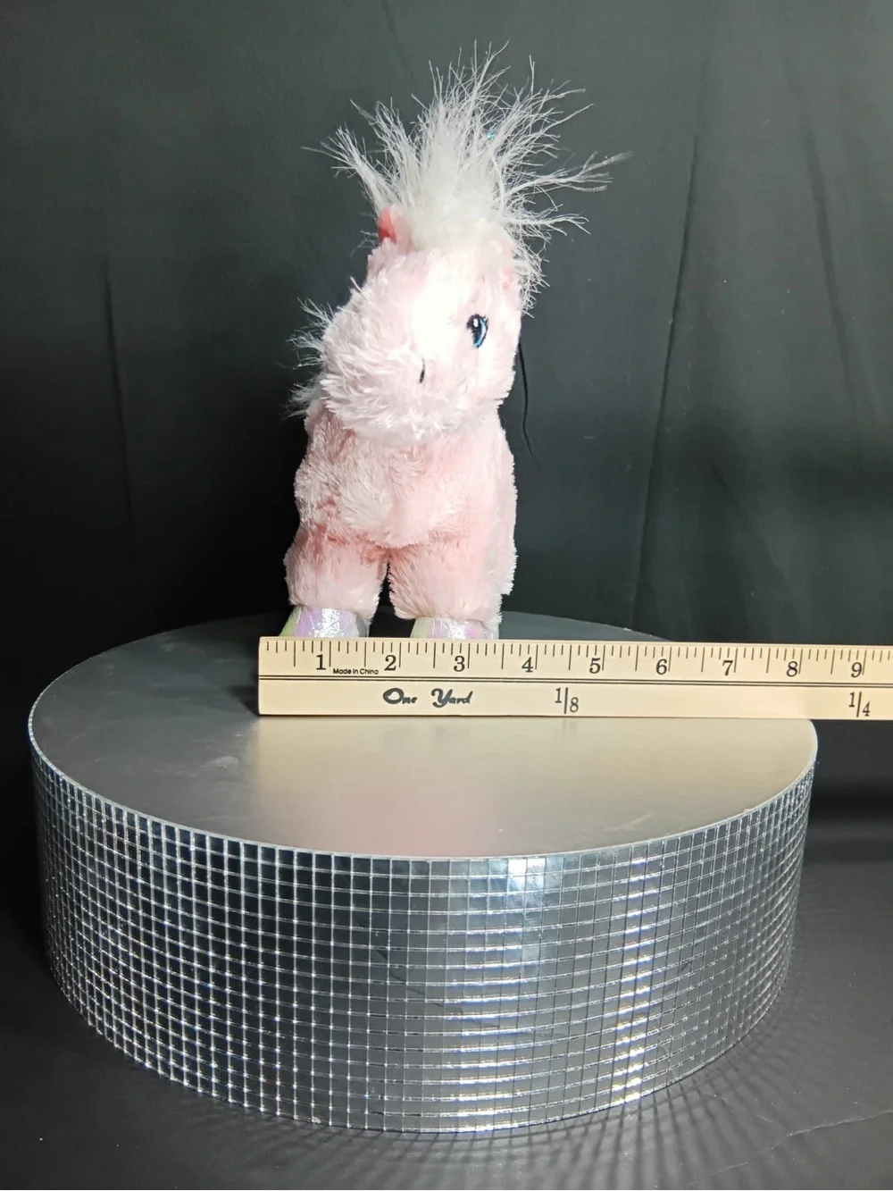 GANZ Pink Pegasus Plush with Iridescent Hooves 7”